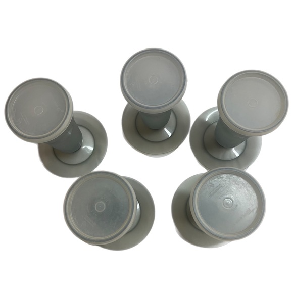 Tupperware Parfait Glasses w/ Lids - Set of Five - Picture 2 of 3